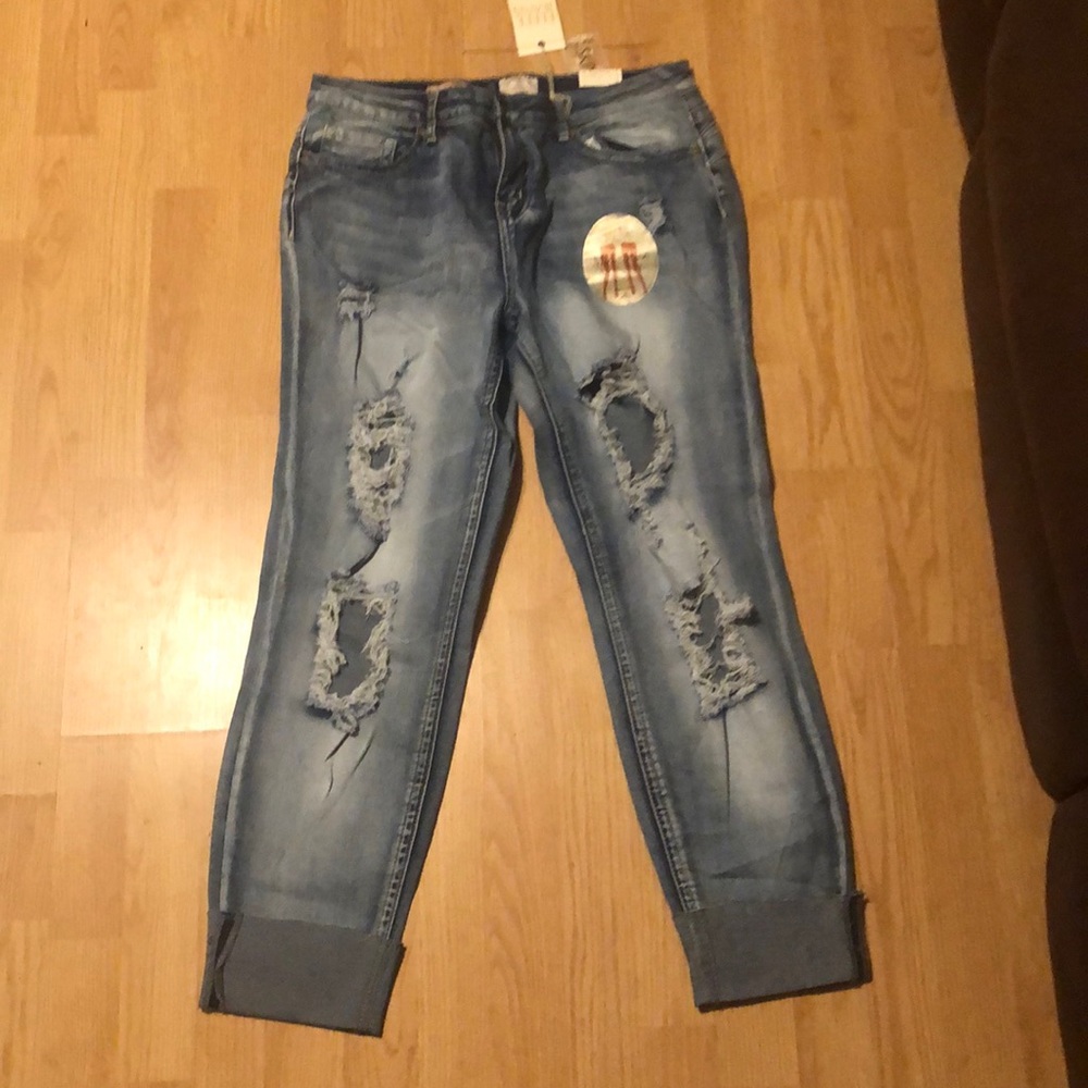 Ripped Denim Jeans